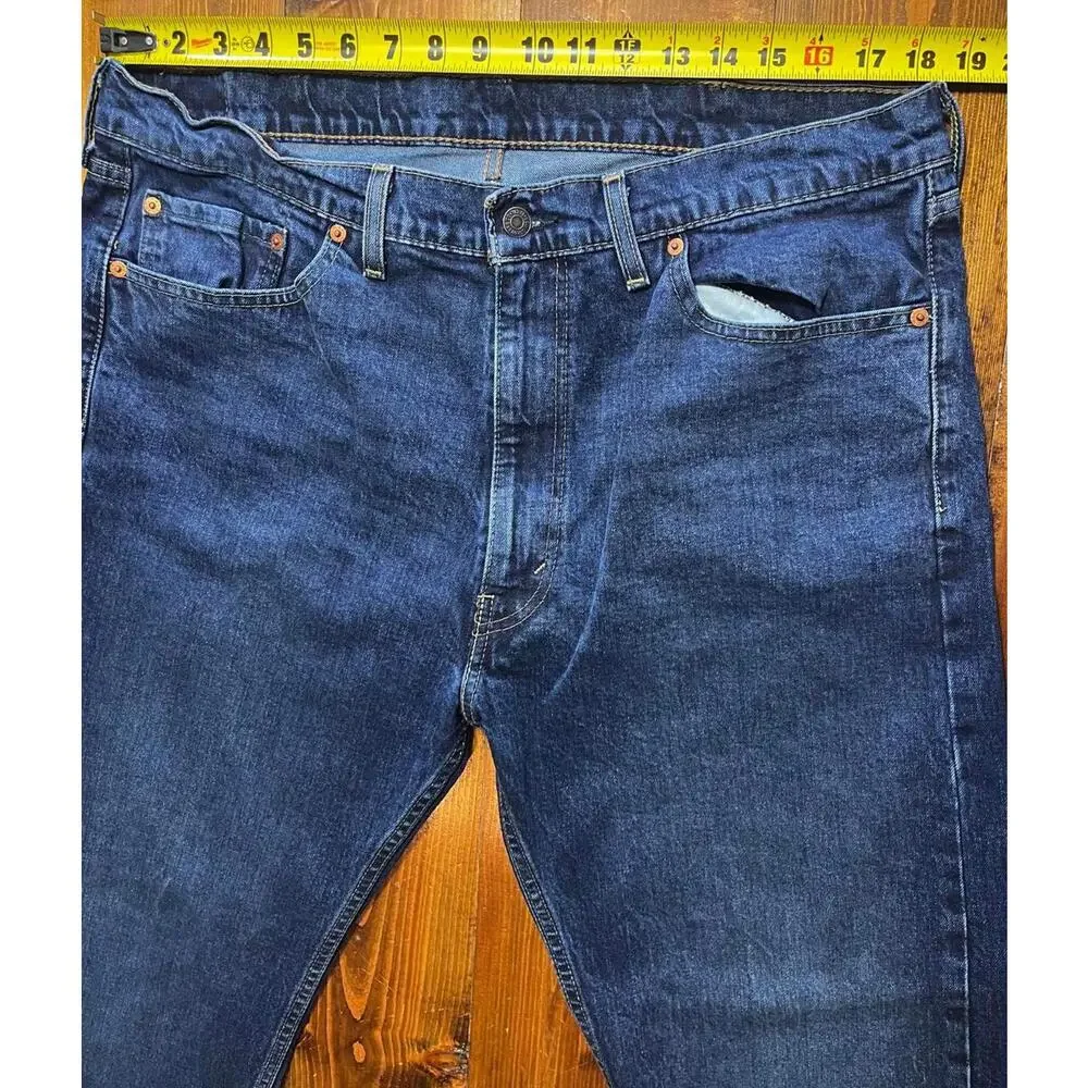 Levis 505 Regular Fit‎ Jeans Mens 40x30 Blue Straight Leg